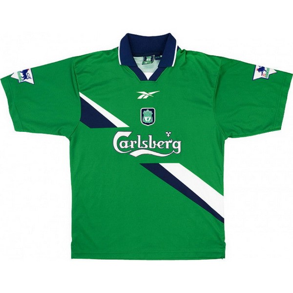 Tailandia Camiseta Liverpool 2nd Retro 1999 2000 Verde